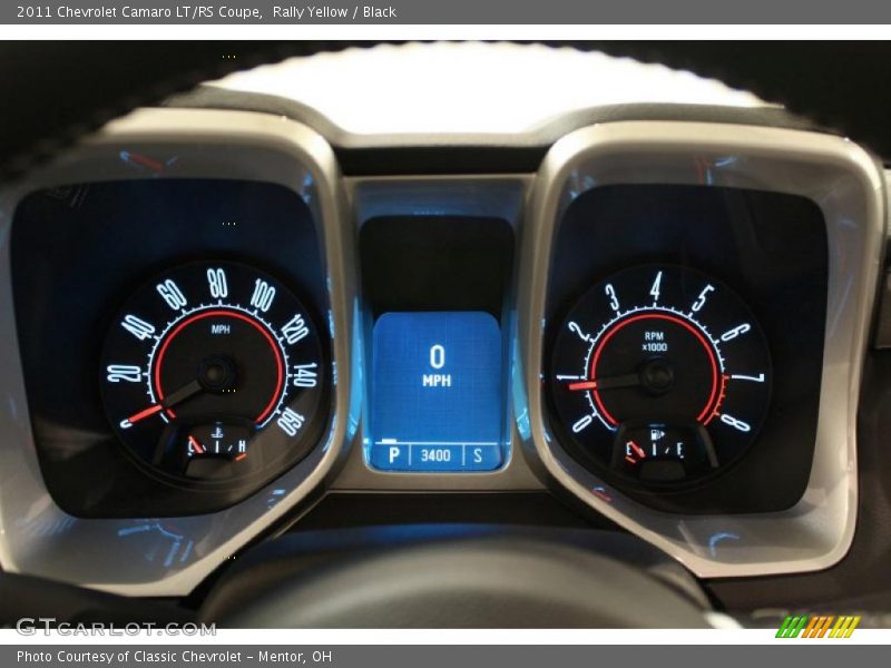 Rally Yellow / Black 2011 Chevrolet Camaro LT/RS Coupe
