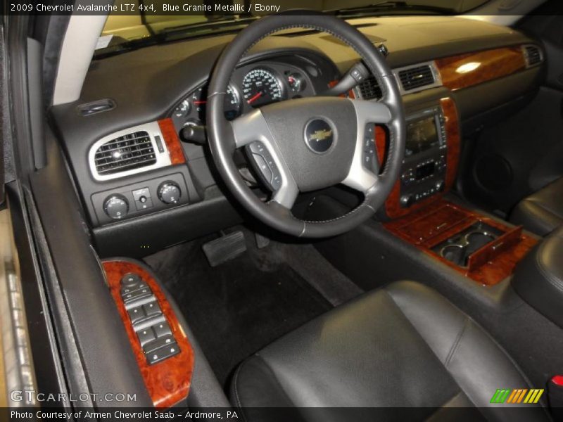 Blue Granite Metallic / Ebony 2009 Chevrolet Avalanche LTZ 4x4