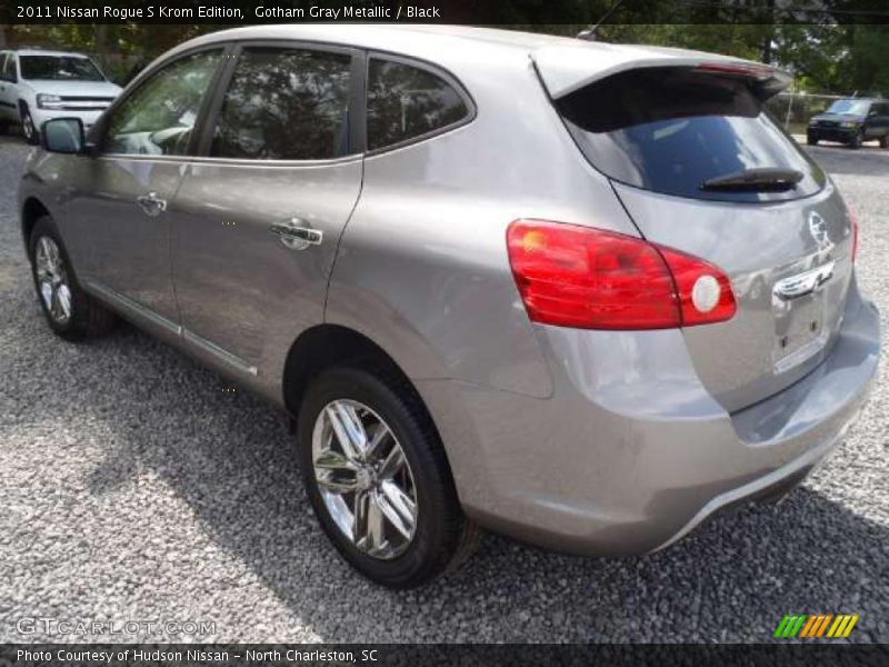 Gotham Gray Metallic / Black 2011 Nissan Rogue S Krom Edition