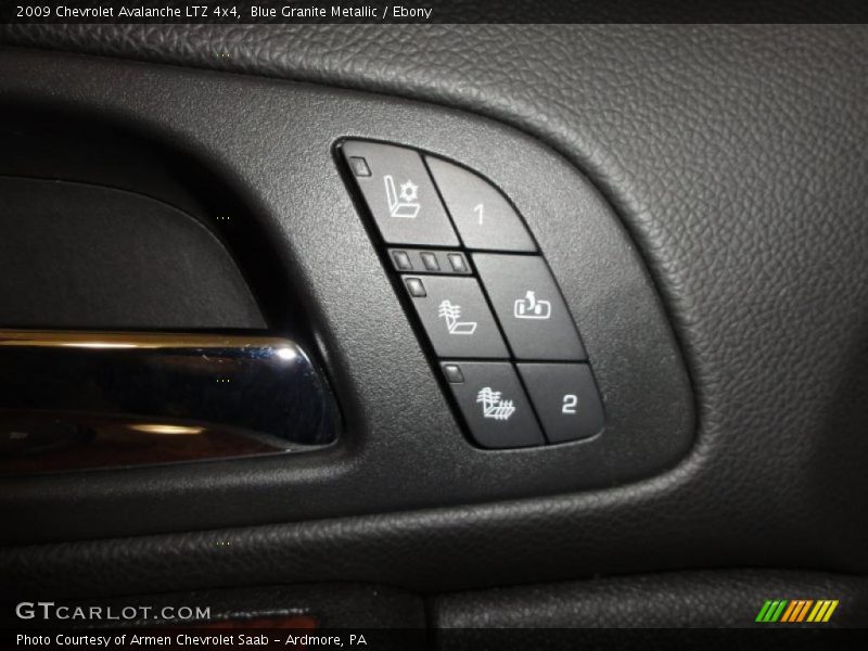 Blue Granite Metallic / Ebony 2009 Chevrolet Avalanche LTZ 4x4