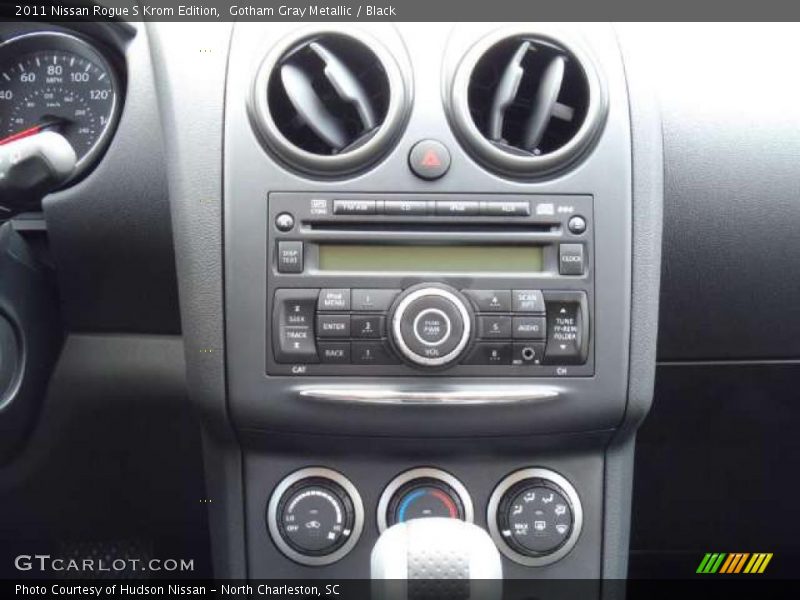 Gotham Gray Metallic / Black 2011 Nissan Rogue S Krom Edition