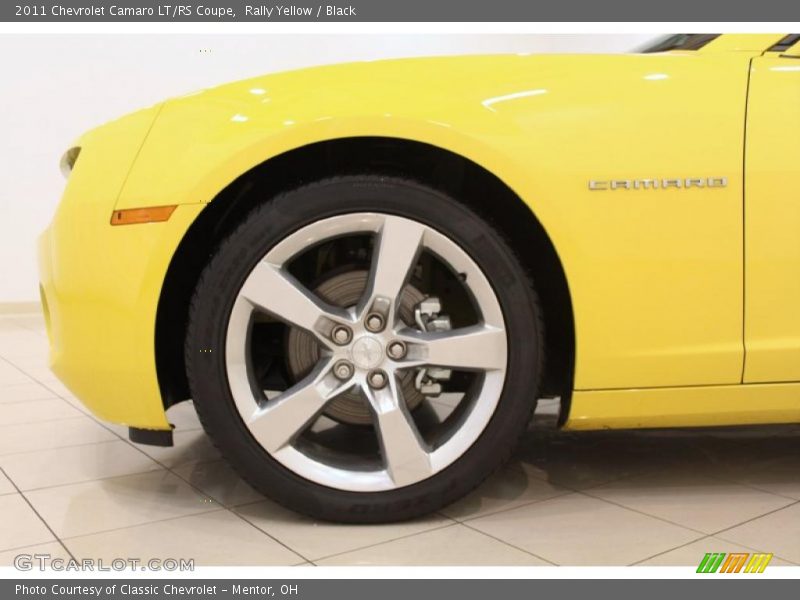 Rally Yellow / Black 2011 Chevrolet Camaro LT/RS Coupe