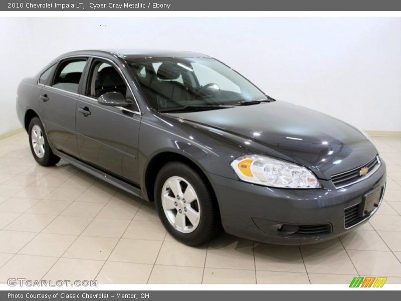 Cyber Gray Metallic / Ebony 2010 Chevrolet Impala LT