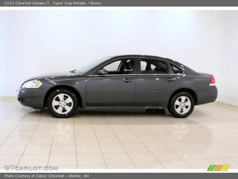 Cyber Gray Metallic / Ebony 2010 Chevrolet Impala LT