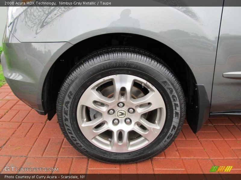 Nimbus Gray Metallic / Taupe 2008 Acura MDX Technology