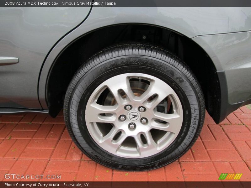 Nimbus Gray Metallic / Taupe 2008 Acura MDX Technology