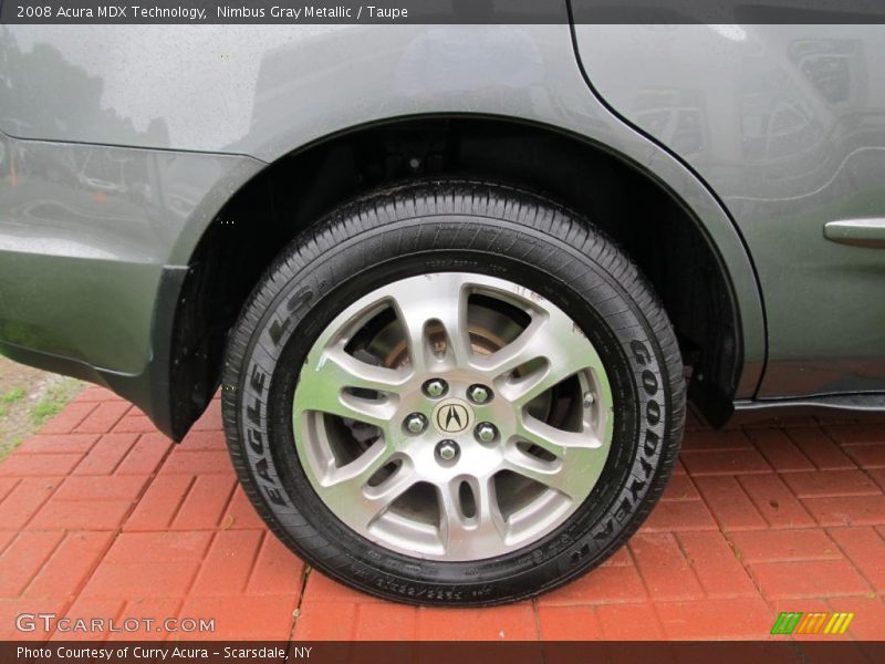 Nimbus Gray Metallic / Taupe 2008 Acura MDX Technology