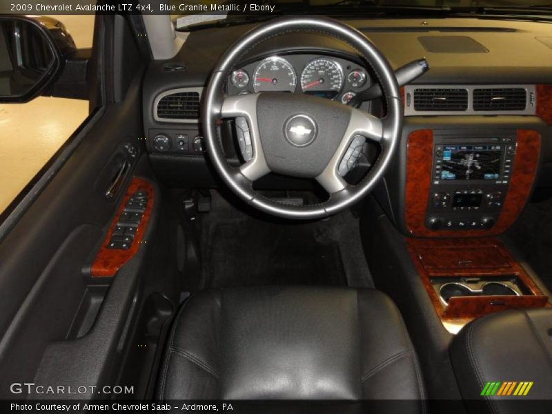 Blue Granite Metallic / Ebony 2009 Chevrolet Avalanche LTZ 4x4