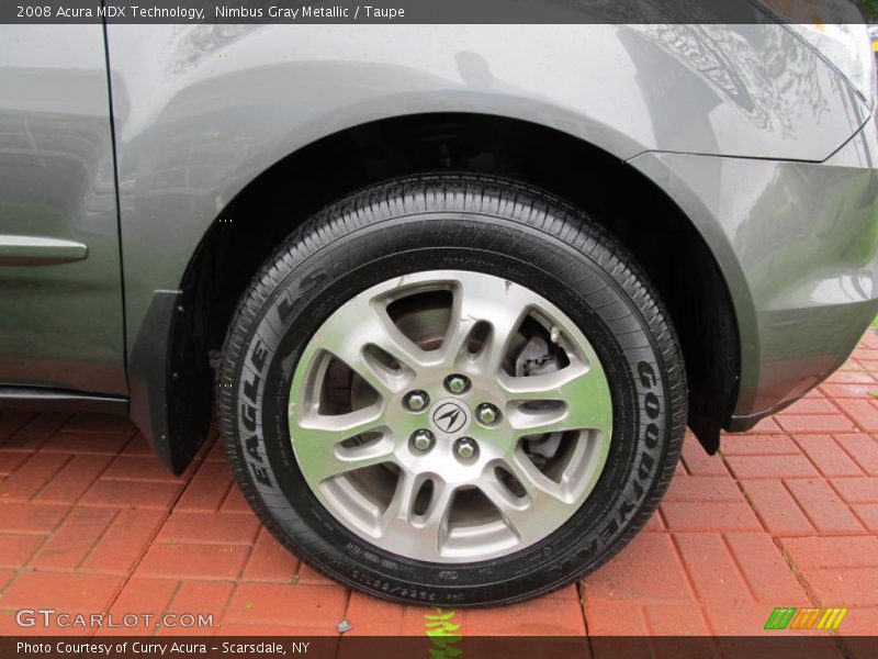 Nimbus Gray Metallic / Taupe 2008 Acura MDX Technology