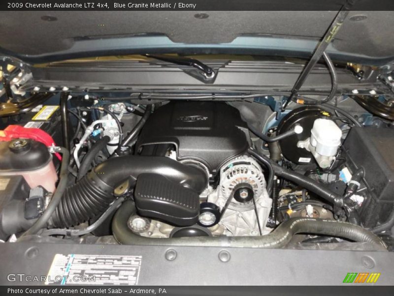 Blue Granite Metallic / Ebony 2009 Chevrolet Avalanche LTZ 4x4