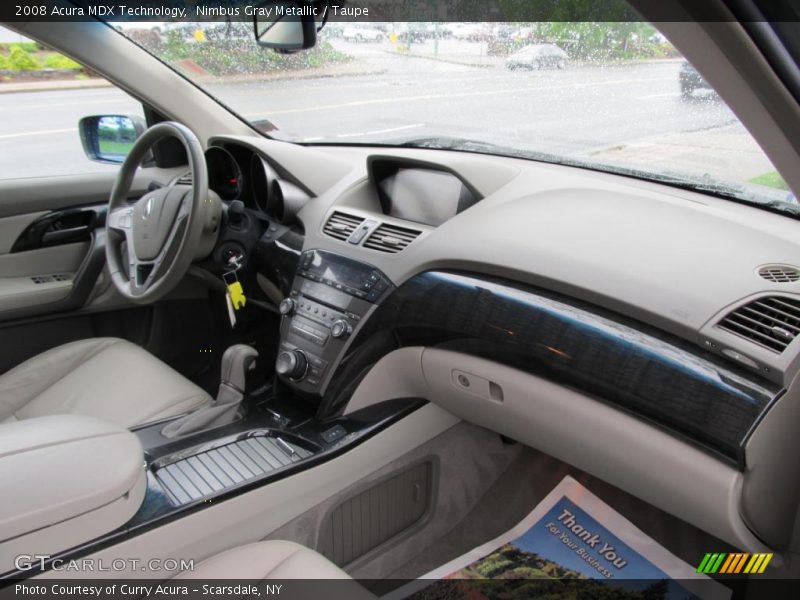 Nimbus Gray Metallic / Taupe 2008 Acura MDX Technology