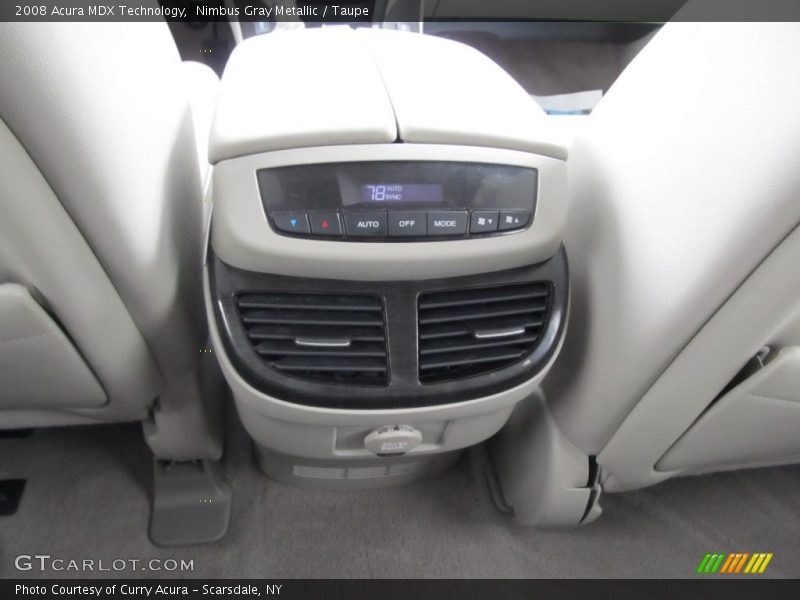 Nimbus Gray Metallic / Taupe 2008 Acura MDX Technology