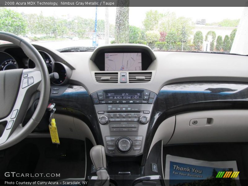 Nimbus Gray Metallic / Taupe 2008 Acura MDX Technology