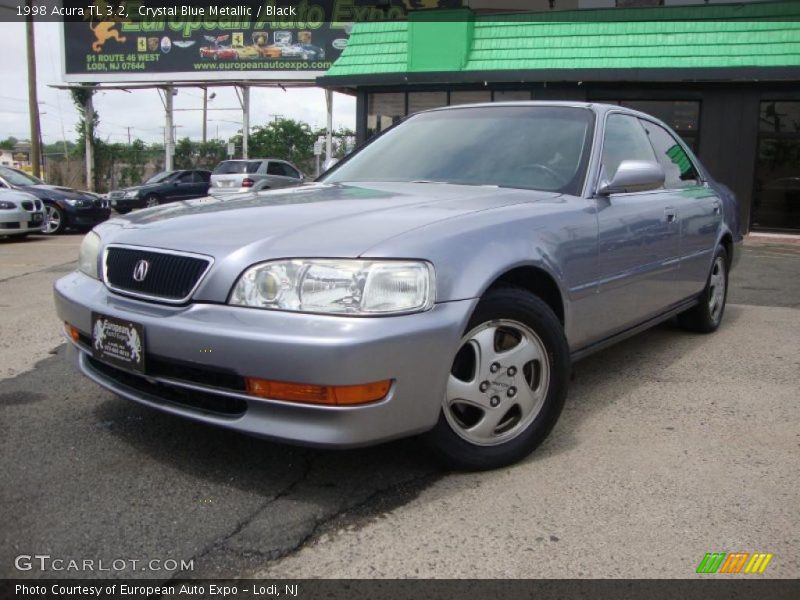 Crystal Blue Metallic / Black 1998 Acura TL 3.2