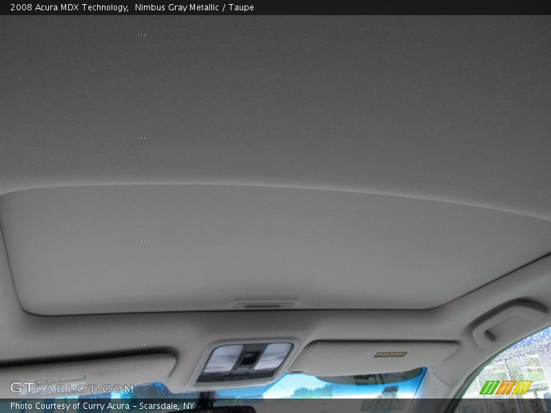 Nimbus Gray Metallic / Taupe 2008 Acura MDX Technology