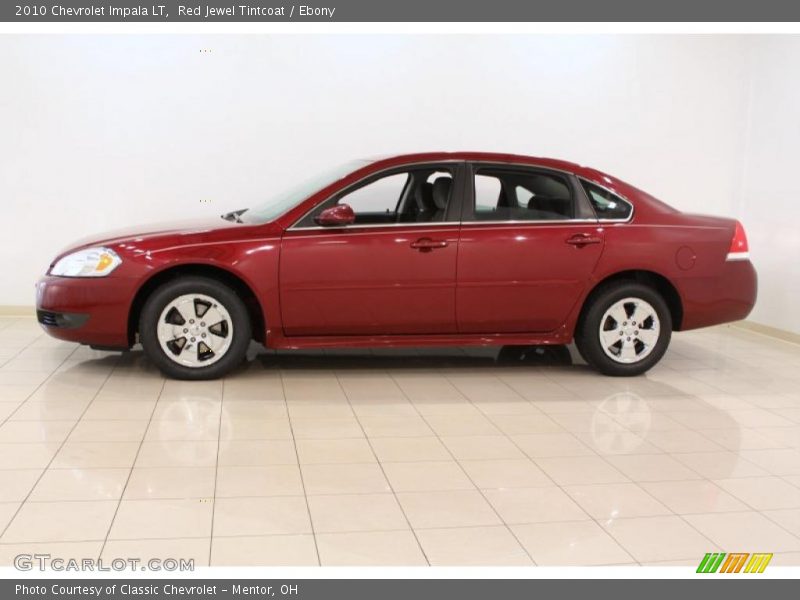 Red Jewel Tintcoat / Ebony 2010 Chevrolet Impala LT