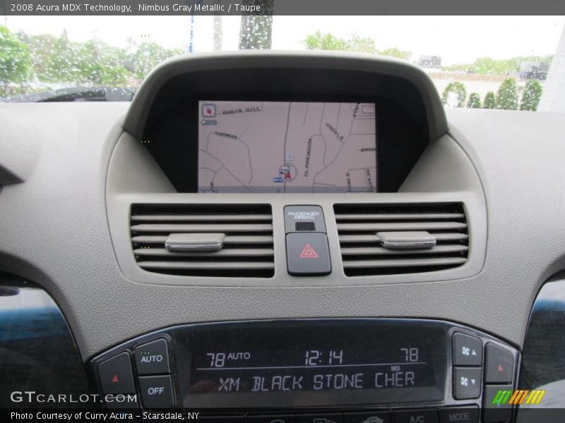 Nimbus Gray Metallic / Taupe 2008 Acura MDX Technology