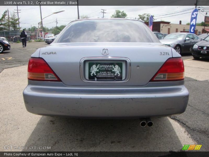 Crystal Blue Metallic / Black 1998 Acura TL 3.2