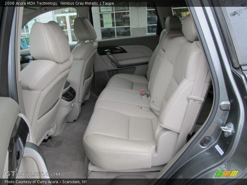 Nimbus Gray Metallic / Taupe 2008 Acura MDX Technology