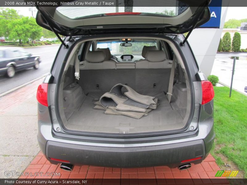Nimbus Gray Metallic / Taupe 2008 Acura MDX Technology