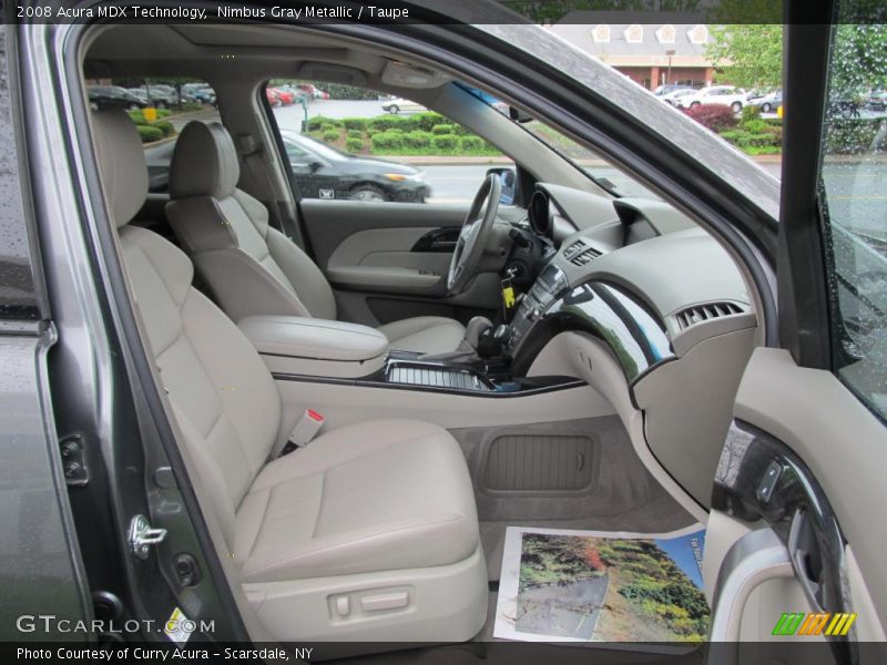 Nimbus Gray Metallic / Taupe 2008 Acura MDX Technology