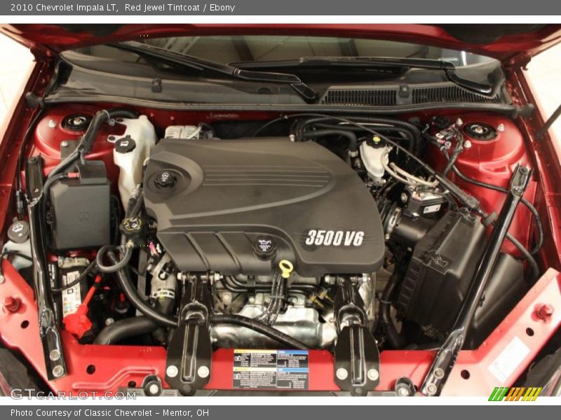 Red Jewel Tintcoat / Ebony 2010 Chevrolet Impala LT