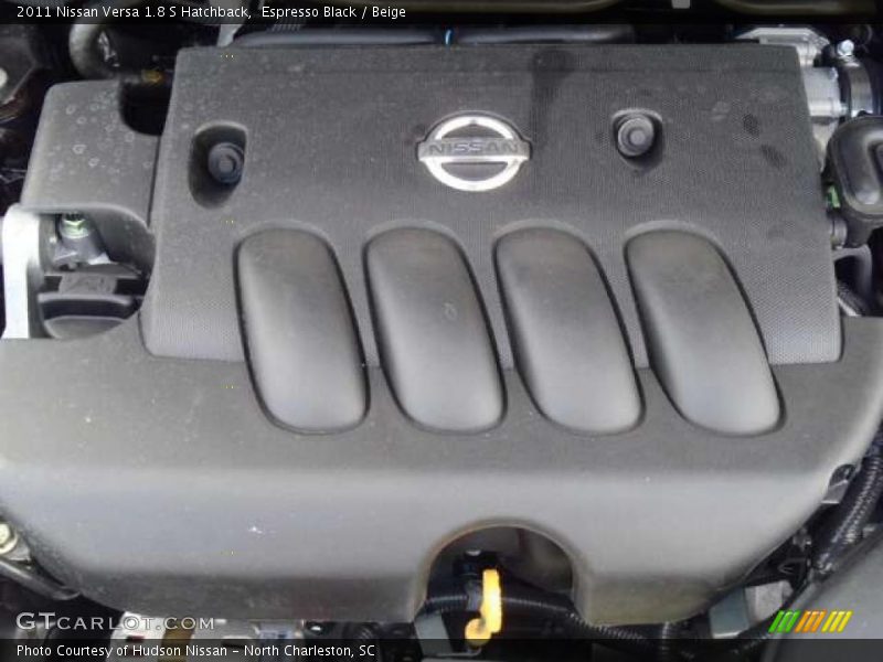 Espresso Black / Beige 2011 Nissan Versa 1.8 S Hatchback