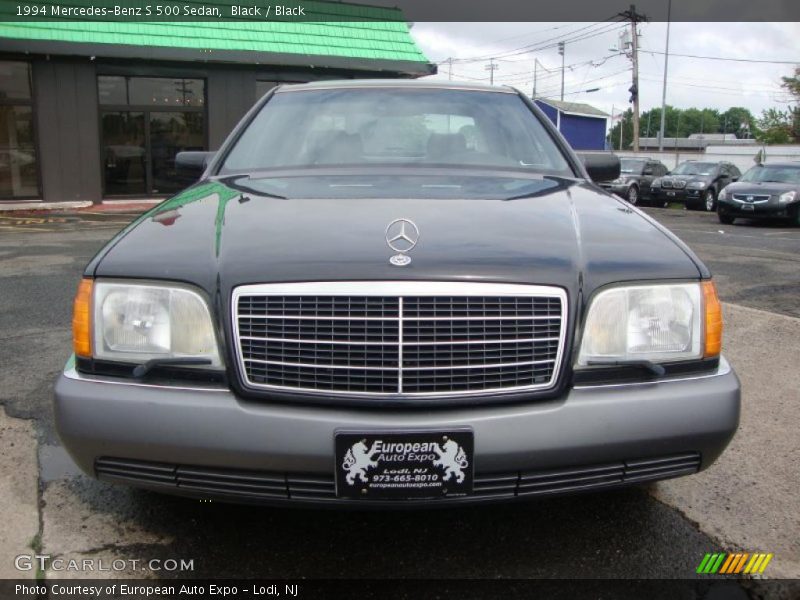 Black / Black 1994 Mercedes-Benz S 500 Sedan