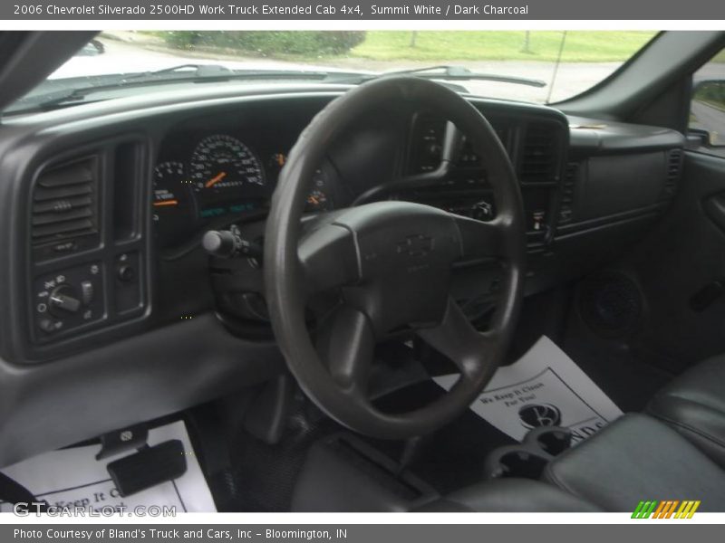 Summit White / Dark Charcoal 2006 Chevrolet Silverado 2500HD Work Truck Extended Cab 4x4