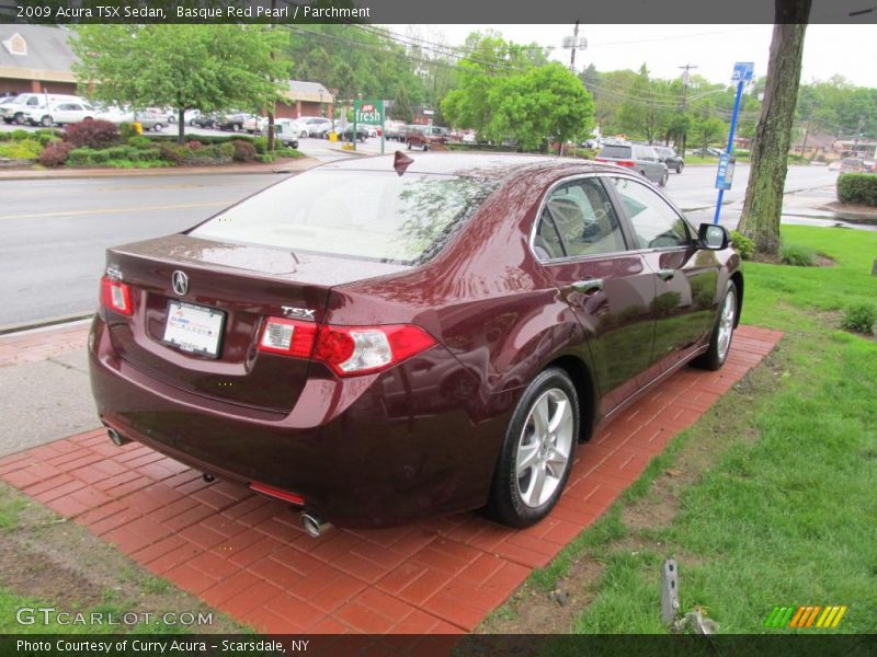 Basque Red Pearl / Parchment 2009 Acura TSX Sedan