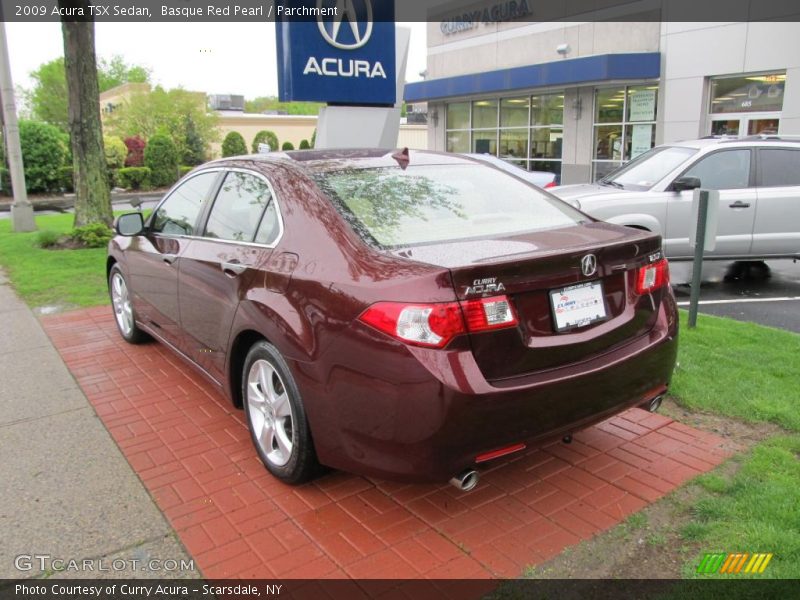 Basque Red Pearl / Parchment 2009 Acura TSX Sedan