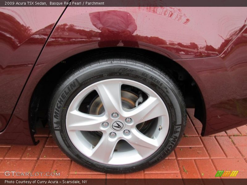 Basque Red Pearl / Parchment 2009 Acura TSX Sedan