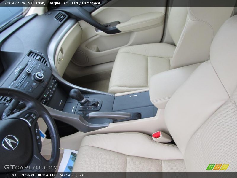Basque Red Pearl / Parchment 2009 Acura TSX Sedan