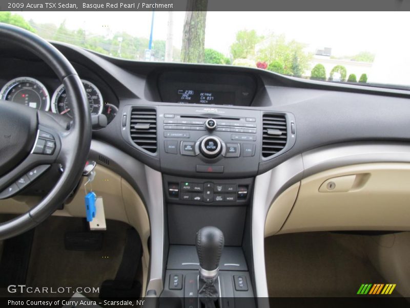 Basque Red Pearl / Parchment 2009 Acura TSX Sedan