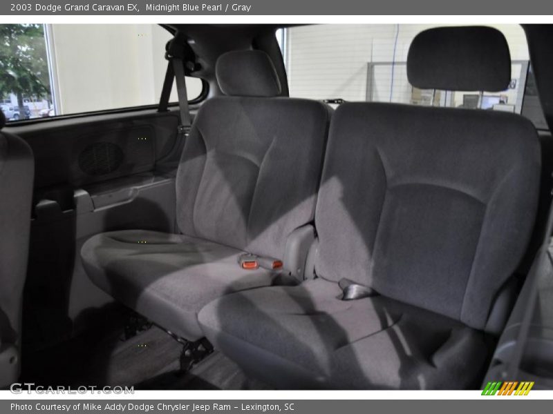 Midnight Blue Pearl / Gray 2003 Dodge Grand Caravan EX