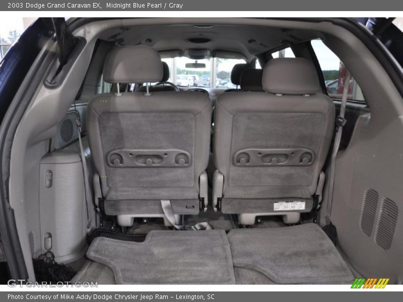 Midnight Blue Pearl / Gray 2003 Dodge Grand Caravan EX