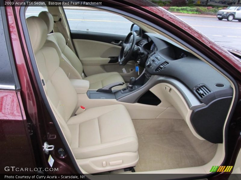 Basque Red Pearl / Parchment 2009 Acura TSX Sedan
