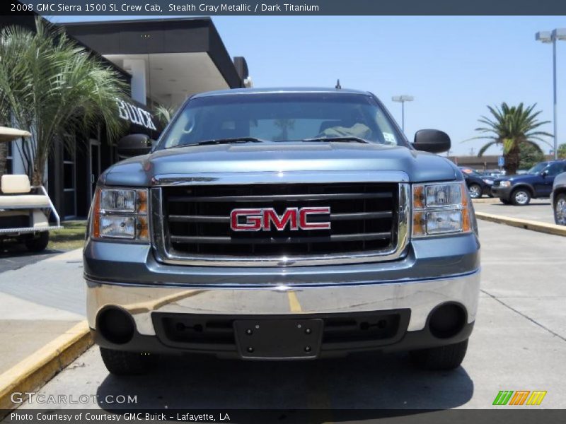 Stealth Gray Metallic / Dark Titanium 2008 GMC Sierra 1500 SL Crew Cab