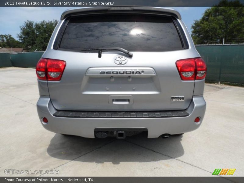 Silver Sky Metallic / Graphite Gray 2011 Toyota Sequoia SR5