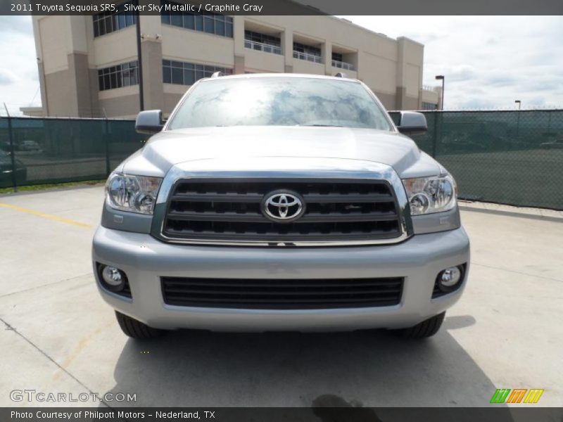 Silver Sky Metallic / Graphite Gray 2011 Toyota Sequoia SR5