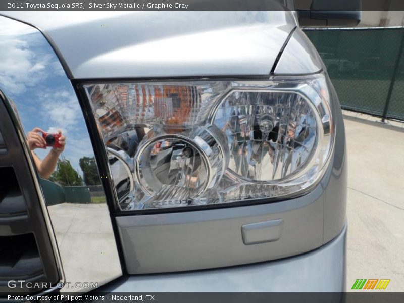 Silver Sky Metallic / Graphite Gray 2011 Toyota Sequoia SR5
