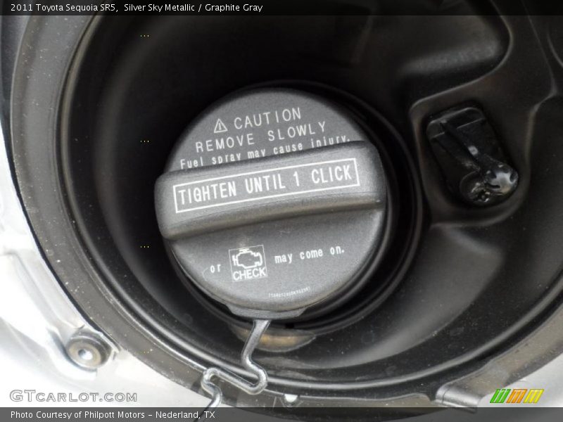 Silver Sky Metallic / Graphite Gray 2011 Toyota Sequoia SR5