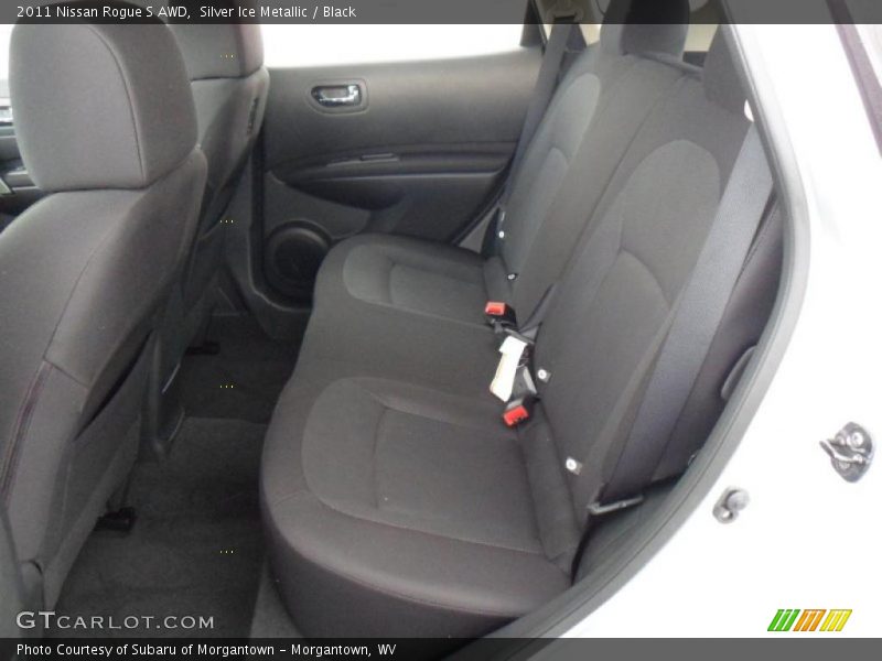 Silver Ice Metallic / Black 2011 Nissan Rogue S AWD