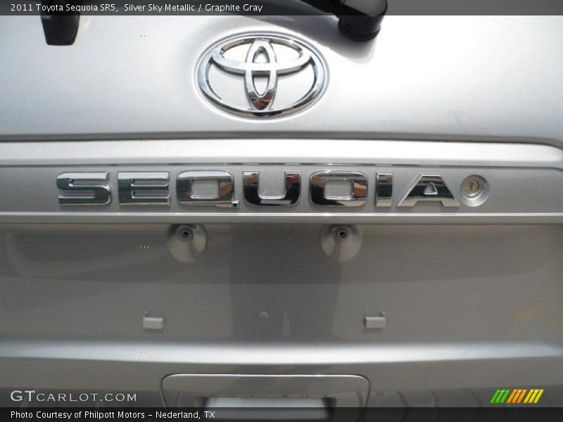 Silver Sky Metallic / Graphite Gray 2011 Toyota Sequoia SR5