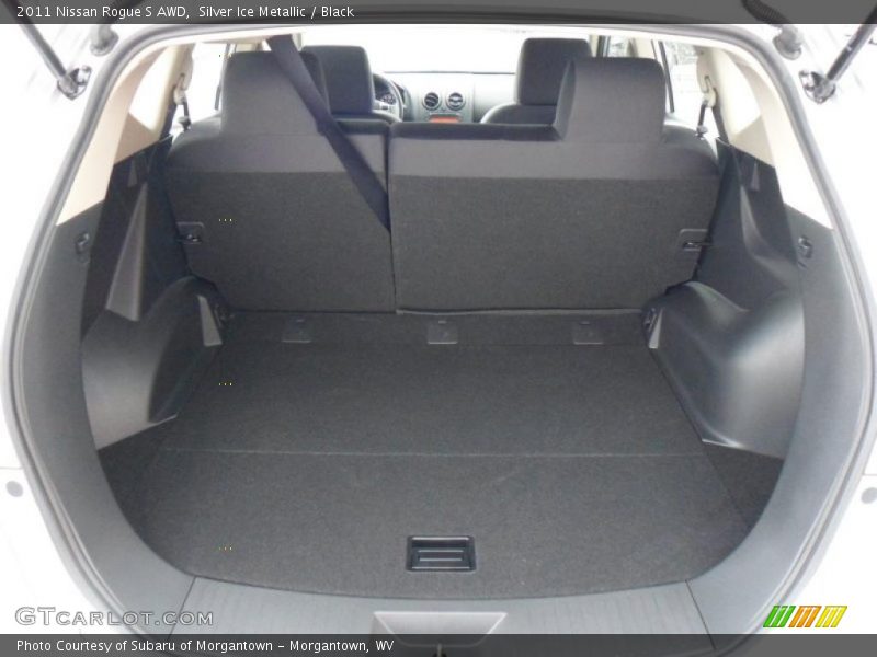 Silver Ice Metallic / Black 2011 Nissan Rogue S AWD