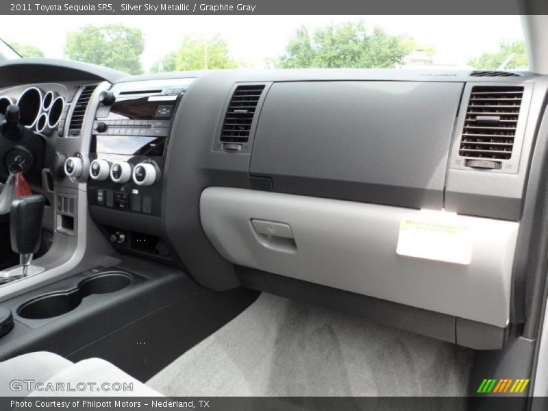 Silver Sky Metallic / Graphite Gray 2011 Toyota Sequoia SR5