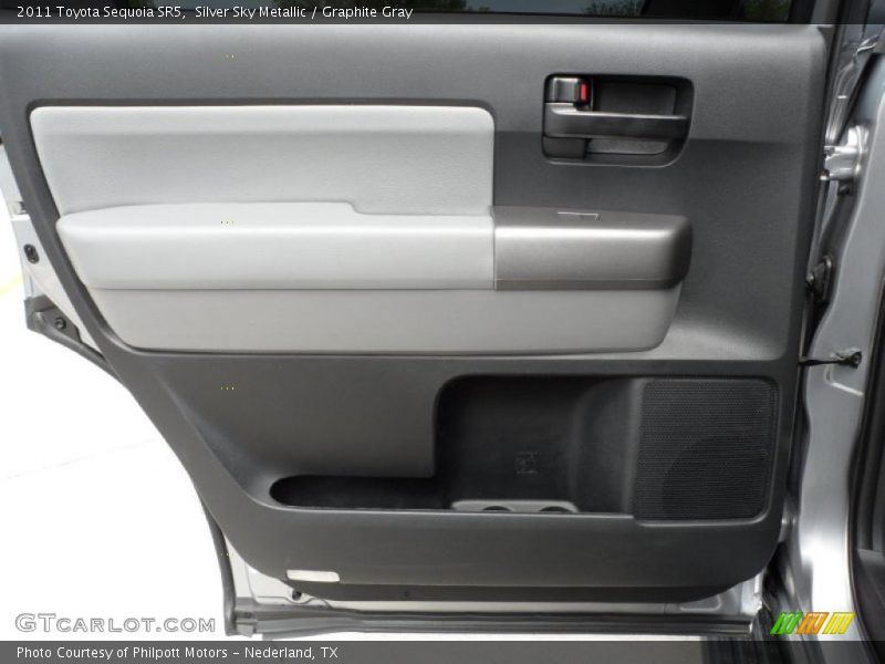 Silver Sky Metallic / Graphite Gray 2011 Toyota Sequoia SR5