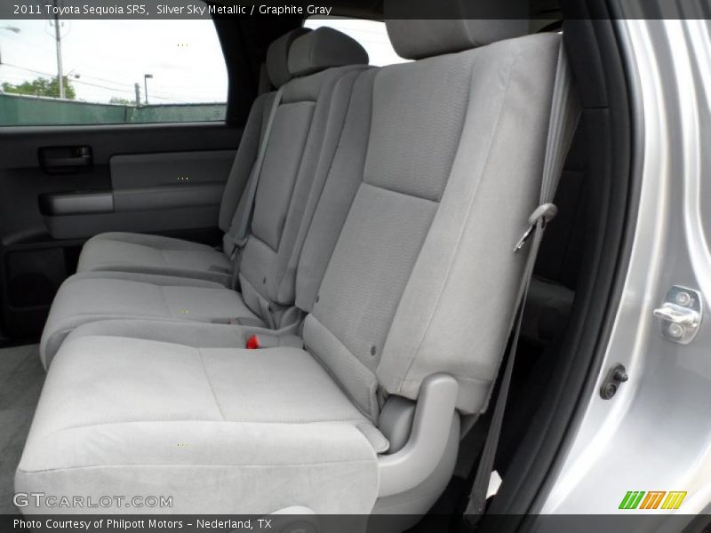 Silver Sky Metallic / Graphite Gray 2011 Toyota Sequoia SR5