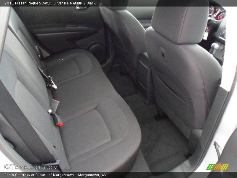 Silver Ice Metallic / Black 2011 Nissan Rogue S AWD