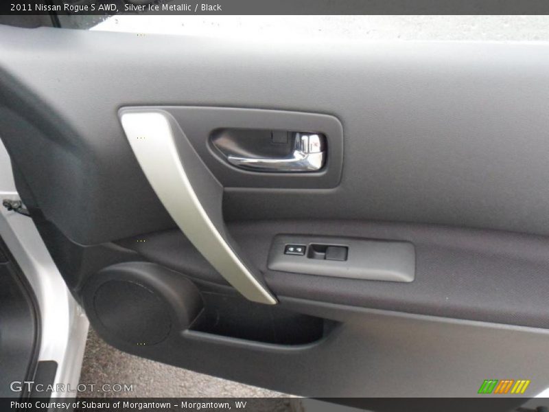 Silver Ice Metallic / Black 2011 Nissan Rogue S AWD